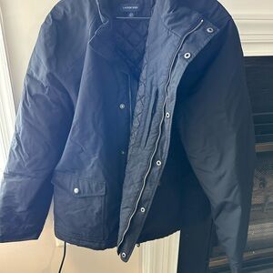 Lands' End Men's Black Quilted Jacket size XL